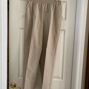 Koret Straight-Leg Elastic Waist Pants in Khaki